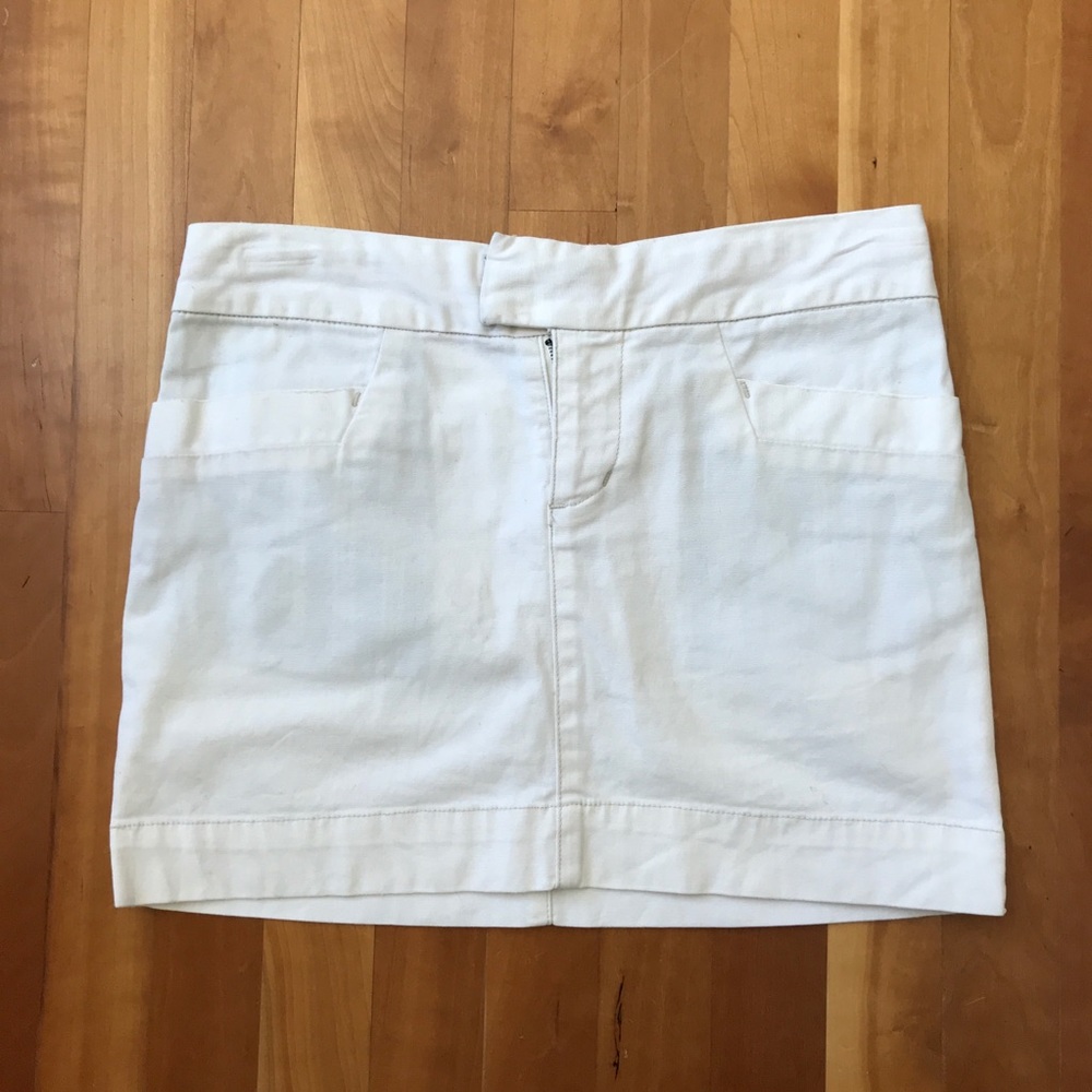 American Eagle White Mini Skirt